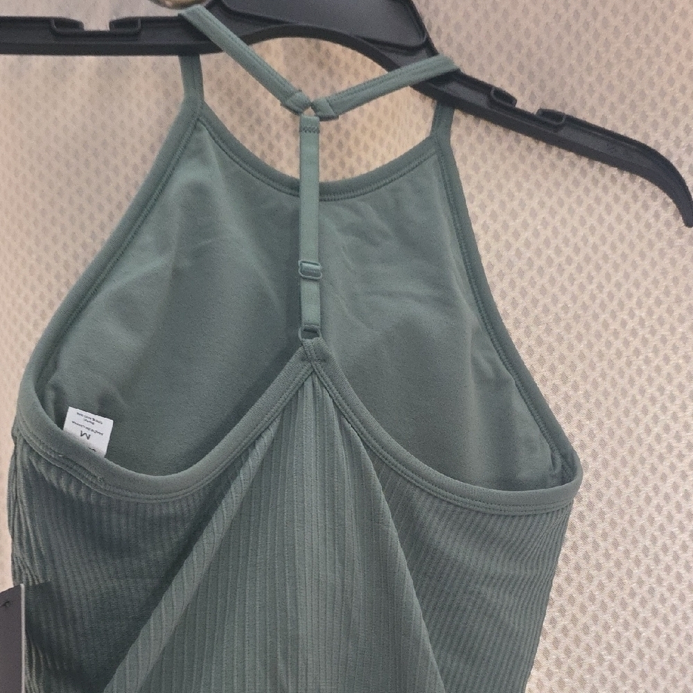 90 Degree By Reflex Olive Ribbed Tank Top - Picture 6 of 8